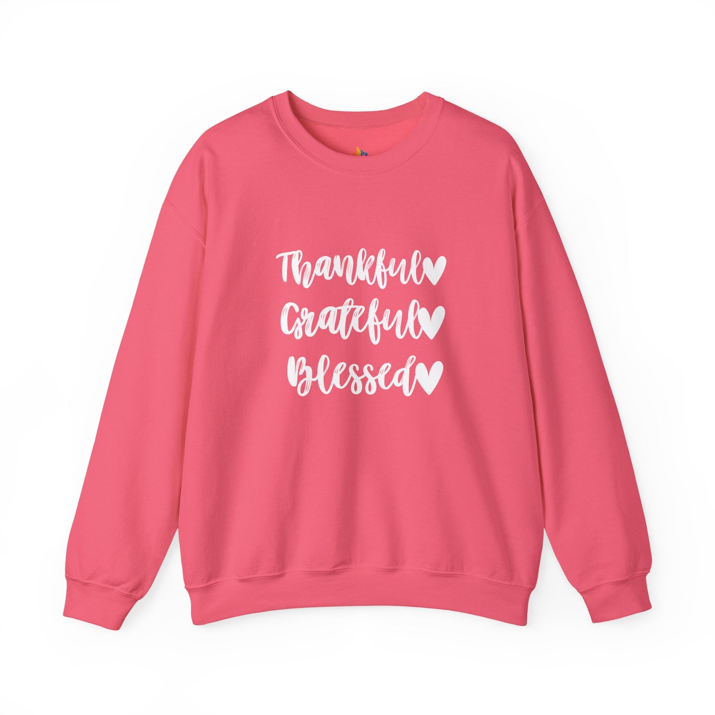Thankful, Grateful, Blesses - Thanksgiving Sweatshirt, Unisex Crewneck, Fall Season Outfit, Cozy Fall Gift