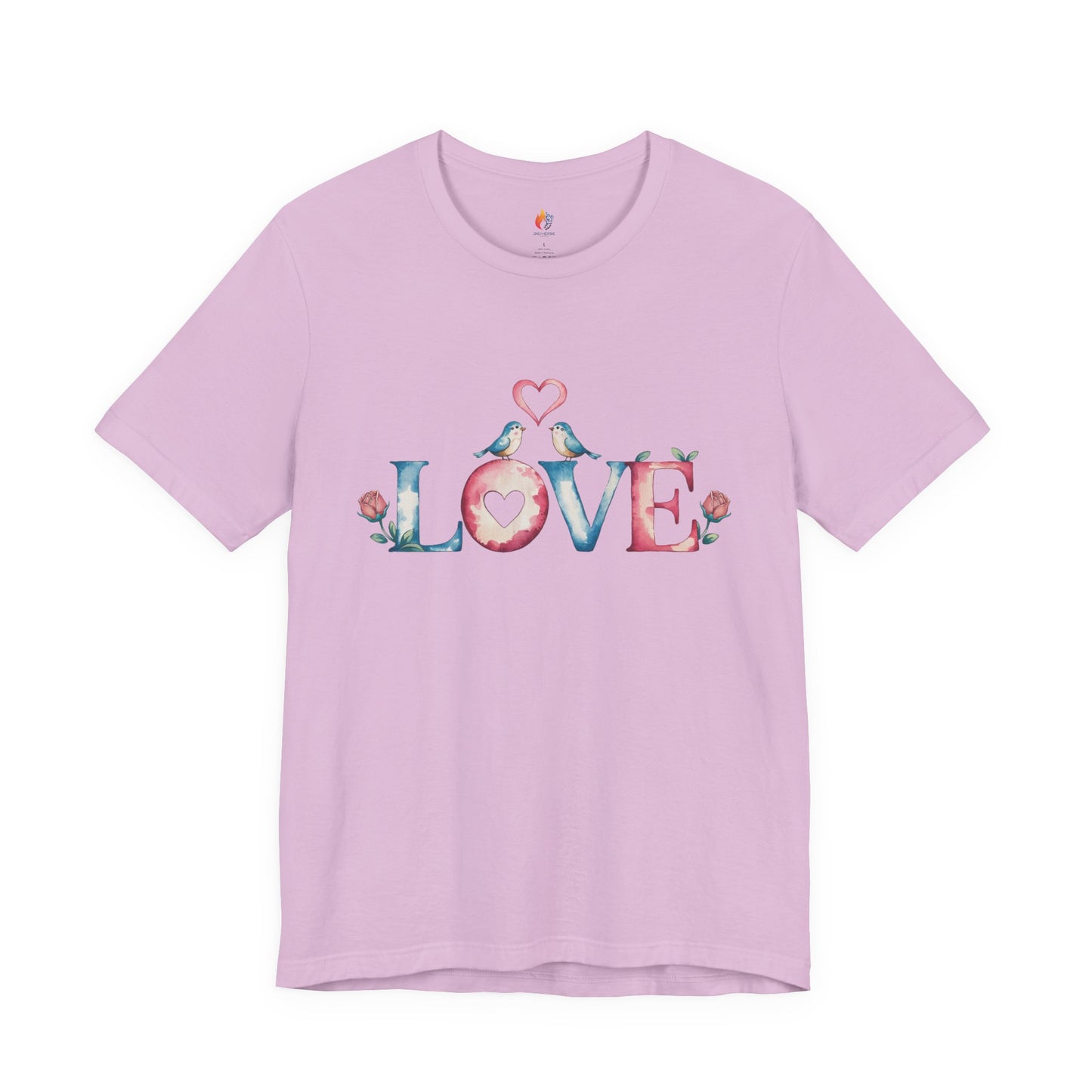 Love Birds T-Shirt - Valentine’s Day T-shirt, Cute Valentine Shirt, Love Graphic Tee, Unisex Valentine Outfit, Gift for Him or Her, Romantic Holiday Tee