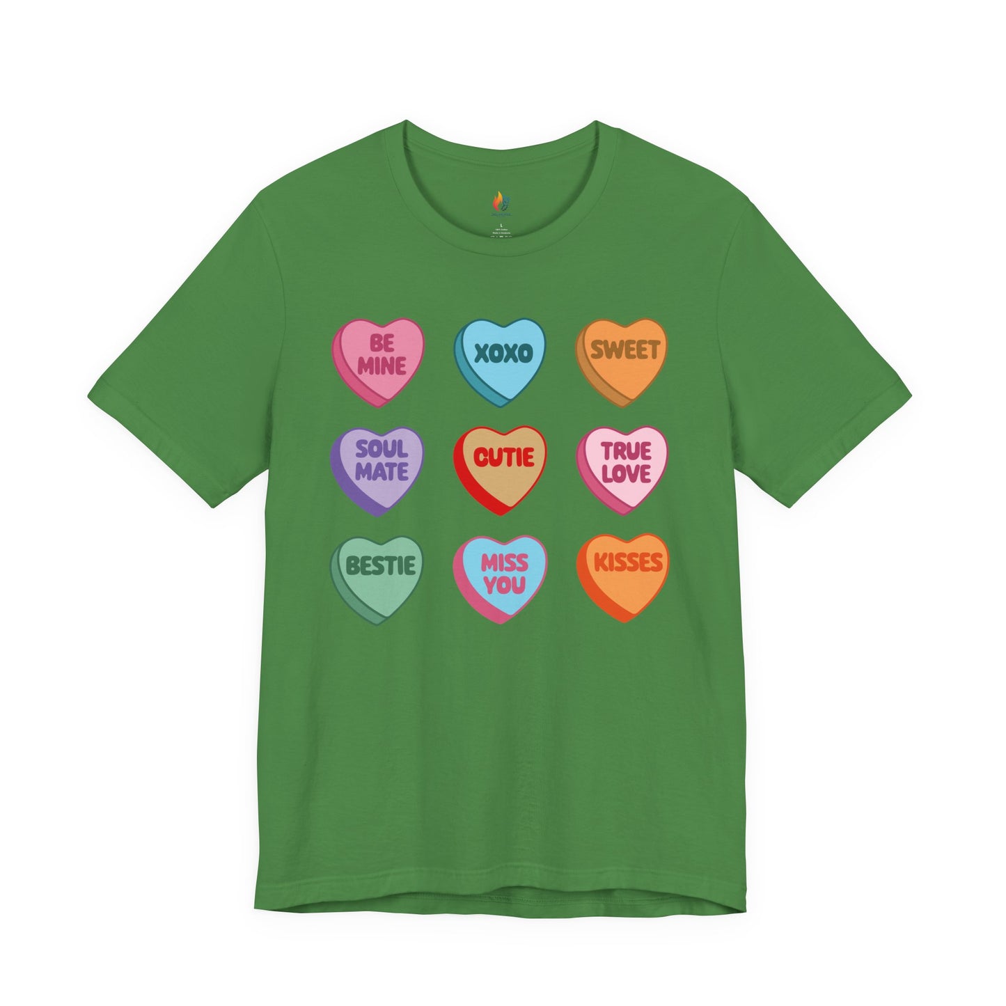 Candy Heart T-Shirt, Valentine’s Day T-shirt, Cute Valentine Shirt, Love Graphic Tee, Unisex Valentine Outfit, Gift for Him or Her, Romantic Holiday Tee