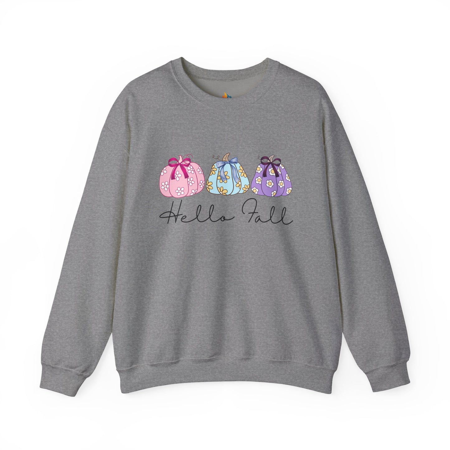 Hello Fall Sweatshirt, Unisex Crewneck, Fall Season Outfit, Cozy Fall Gift