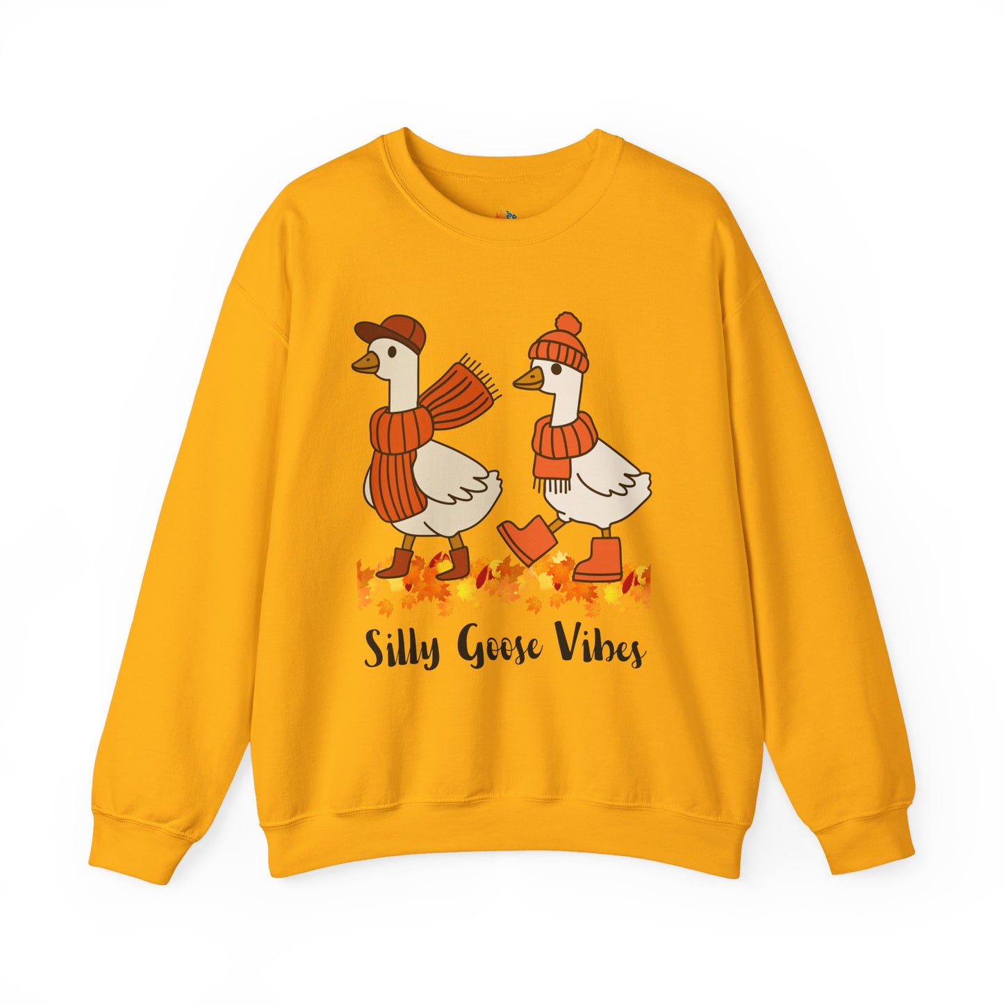 Silly goose vibes Sweatshirt, Unisex Crewneck, Funny Fall Apparel, Cozy Fall Gift