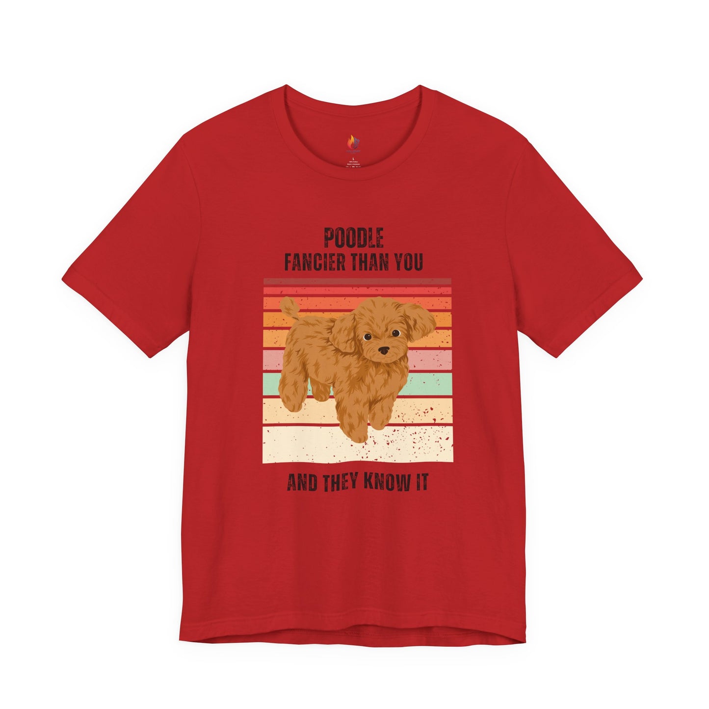 Poodle Dog Lover T-Shirt - Funny  Graphic Tee