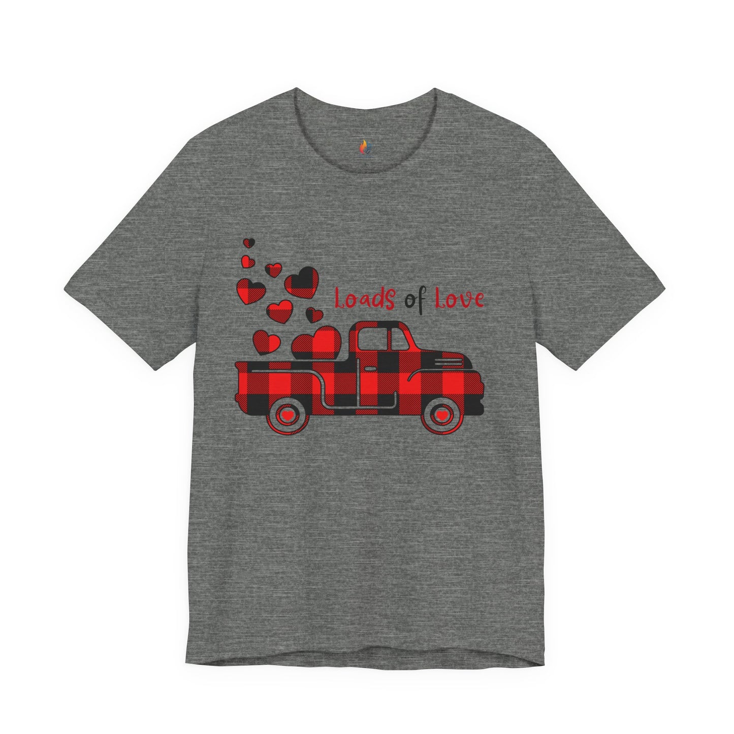 Loads of Love T-Shirt, Valentine’s Day T-shirt, Cute Valentine Shirt, Love Graphic Tee, Unisex Valentine Outfit, Gift for Him or Her, Romantic Holiday Tee