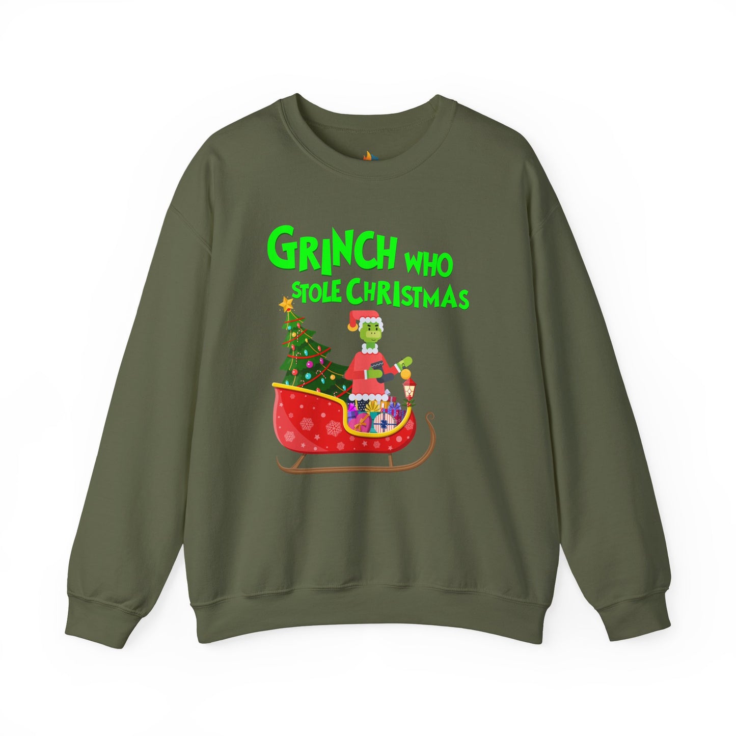Grinch who stole Christmas Sweatshirt, Unisex Crewneck, Holiday Season Outfit, Winter Sweatshirt