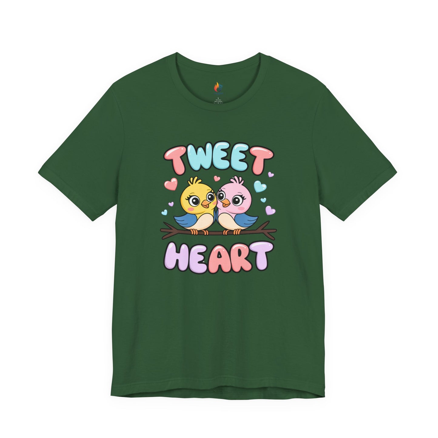 Tweet Heart T-Shirt, Valentine’s Day T-shirt, Cute Valentine Shirt, Love Graphic Tee, Unisex Valentine Outfit, Gift for Him or Her, Romantic Holiday Tee