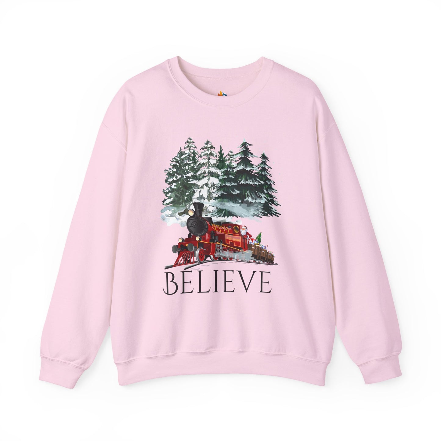 Believe, Christmas Sweatshirt, Unisex Crewneck, Holiday Season Outfit, Winter Sweatshirt