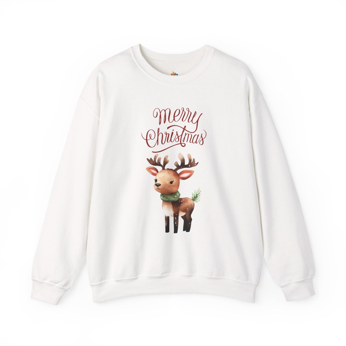 Deer, Merry Christmas Sweatshirt, Unisex Crewneck, Holiday Season Outfit, Winter Sweatshirt