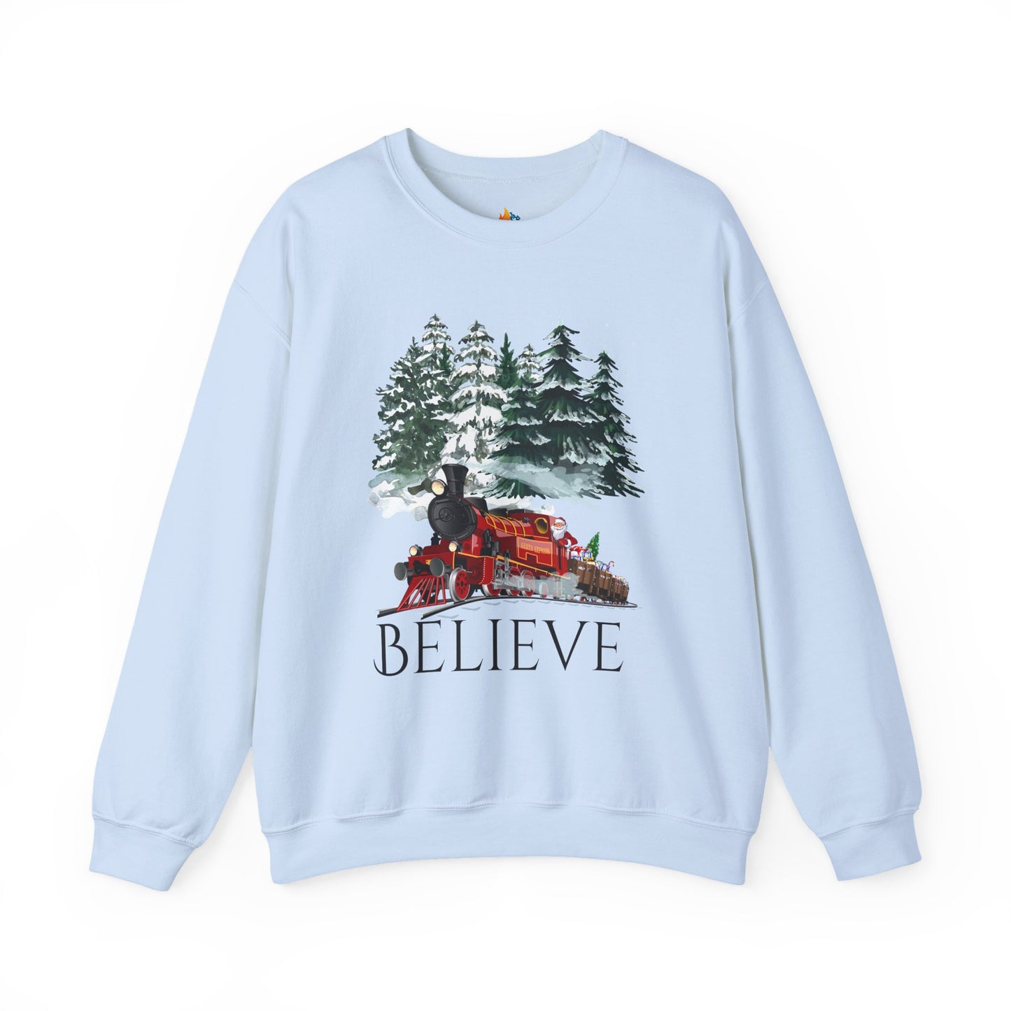 Believe, Christmas Sweatshirt, Unisex Crewneck, Holiday Season Outfit, Winter Sweatshirt