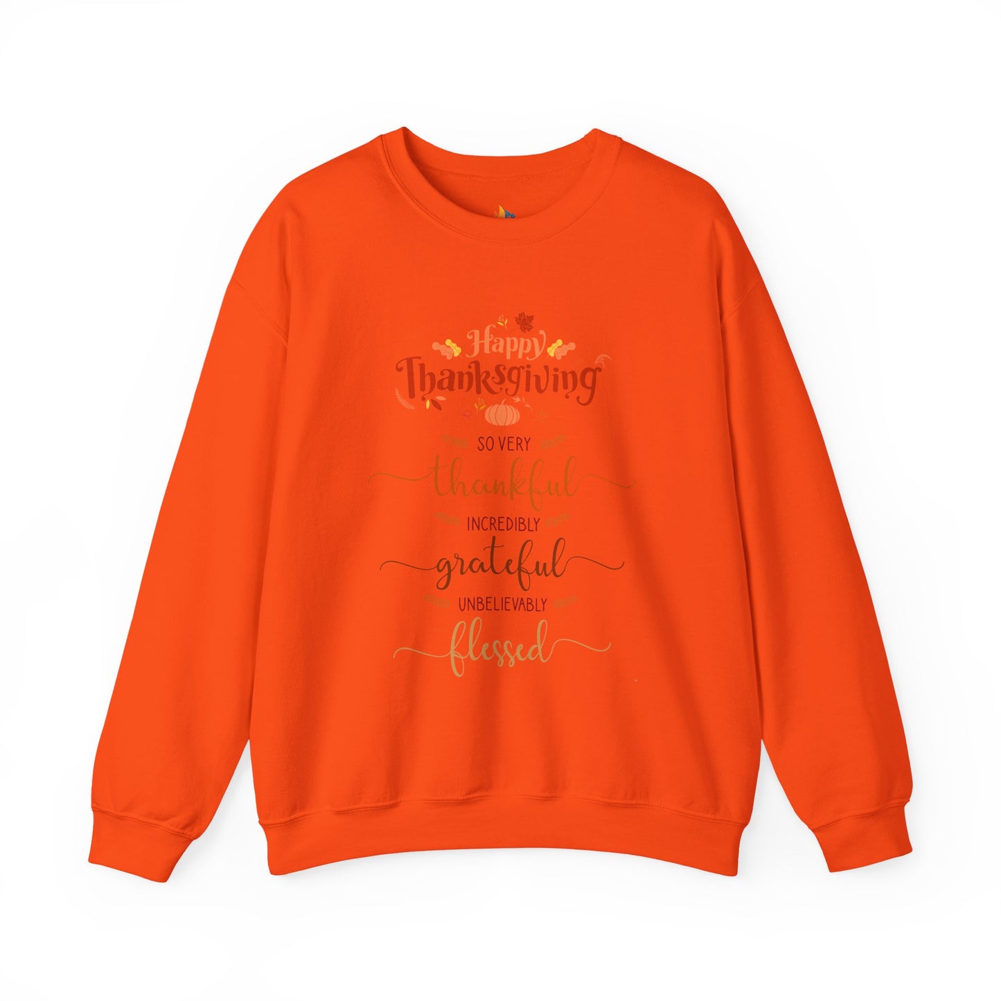 Happy Thanksgiving Sweatshirt, Unisex Crewneck, Fall Season Outfit, Cozy Fall Gift