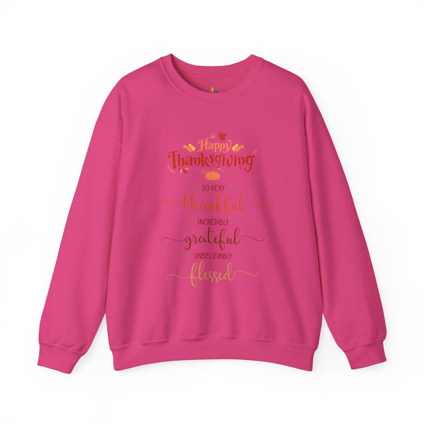 Happy Thanksgiving Sweatshirt, Unisex Crewneck, Fall Season Outfit, Cozy Fall Gift