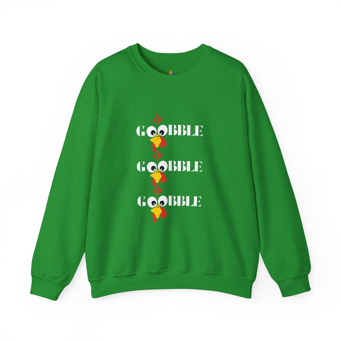 Gobble Gobble, Happy Thanksgiving Sweatshirt, Unisex Crewneck, Fall Season Outfit, Cozy Fall Gift