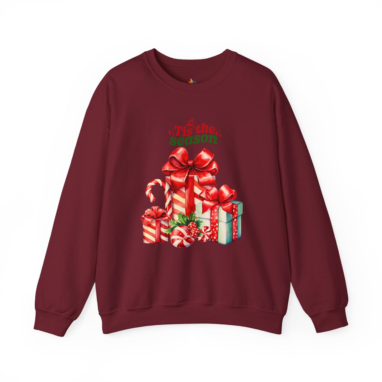 Tis the Season, Christmas Sweatshirt, Unisex Crewneck, Holiday Season Outfit, Winter Sweatshirt