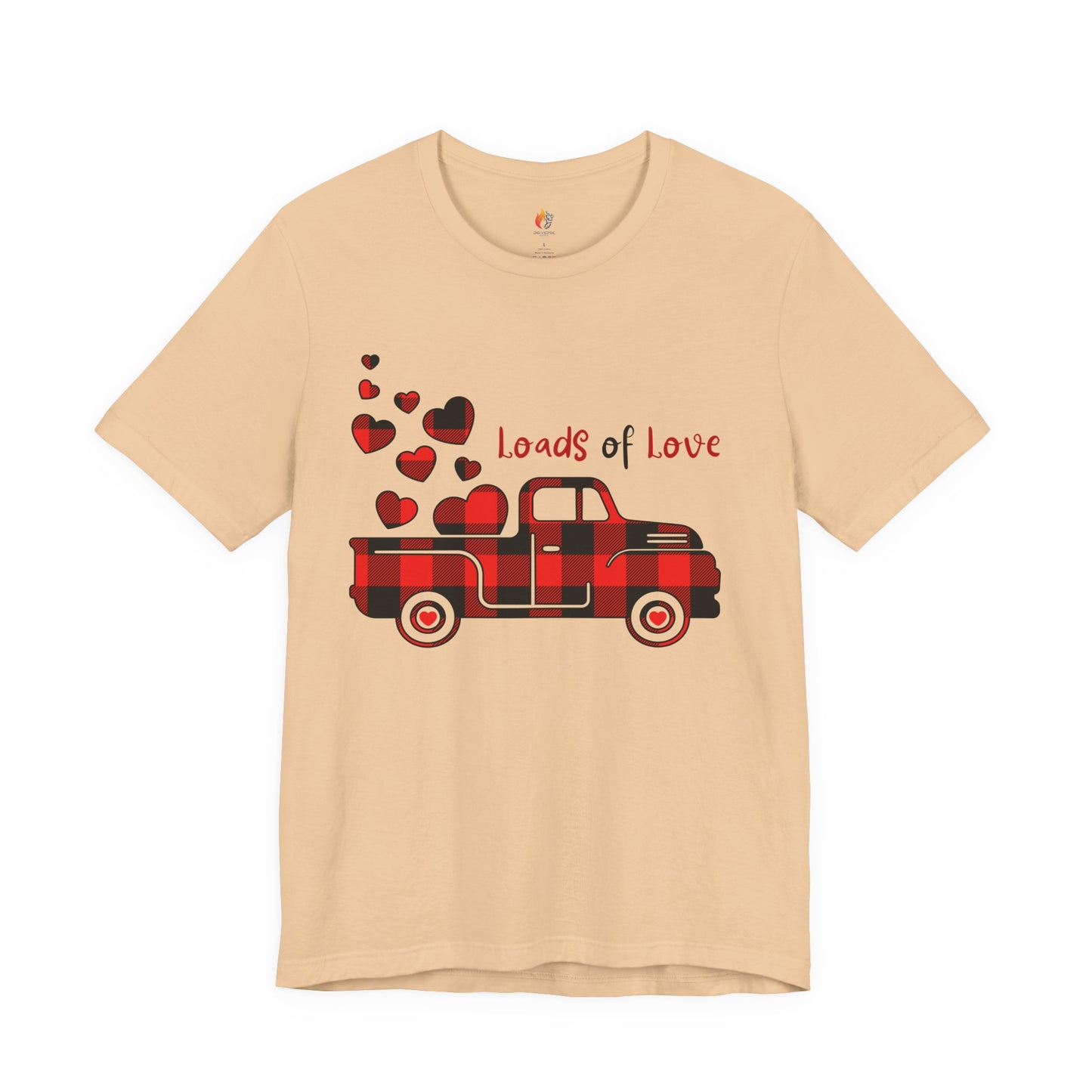 Loads of Love T-Shirt, Valentine’s Day T-shirt, Cute Valentine Shirt, Love Graphic Tee, Unisex Valentine Outfit, Gift for Him or Her, Romantic Holiday Tee