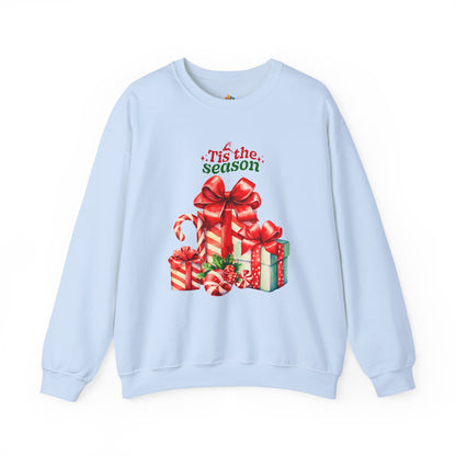 Tis the Season, Christmas Sweatshirt, Unisex Crewneck, Holiday Season Outfit, Winter Sweatshirt