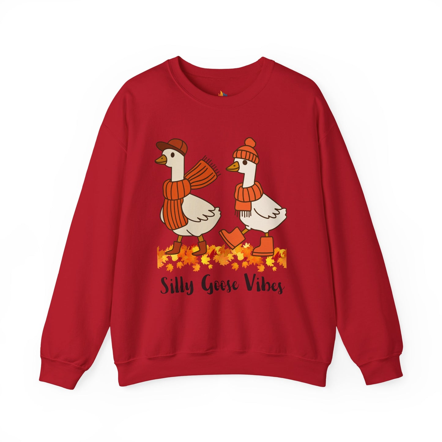Silly goose vibes Sweatshirt, Unisex Crewneck, Funny Fall Apparel, Cozy Fall Gift