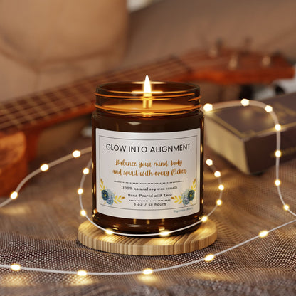 Harmony Light Candle | Relaxing & Mindfulness Soy Candle | Meditation & Self-Care Gift