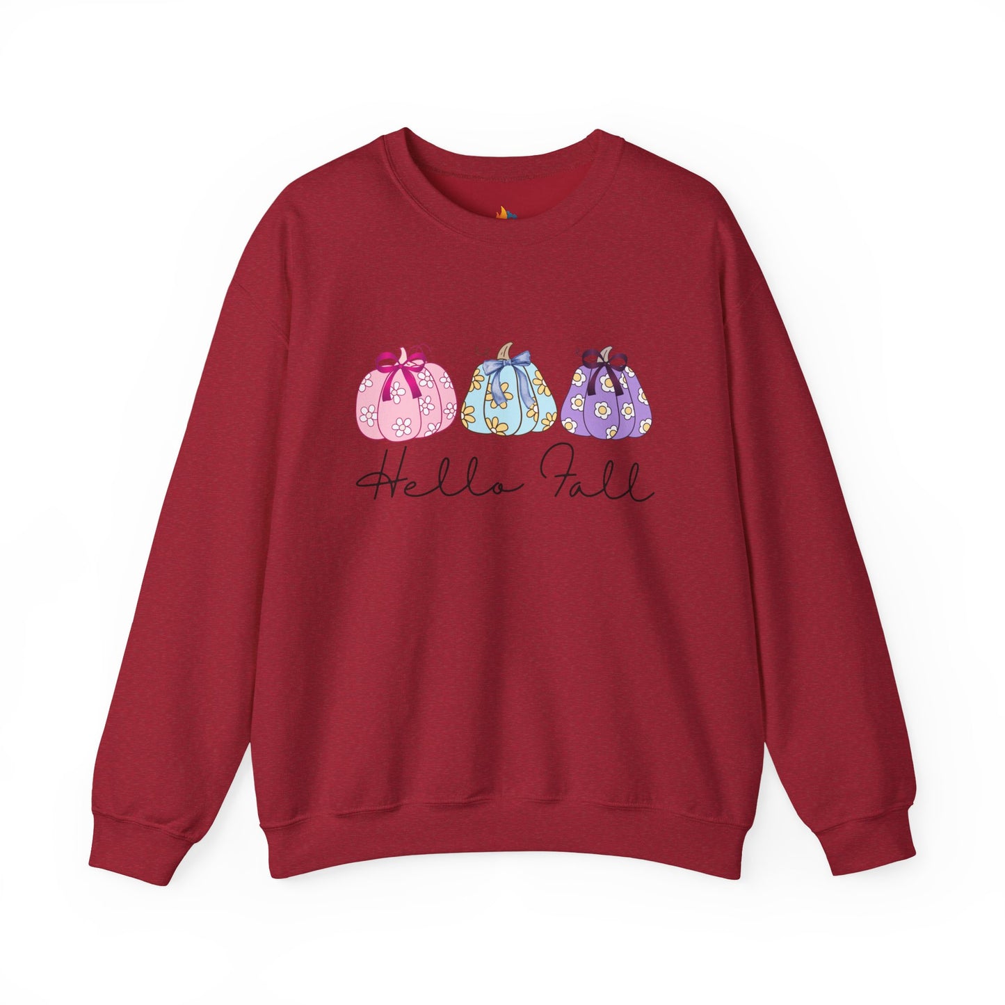 Hello Fall Sweatshirt, Unisex Crewneck, Fall Season Outfit, Cozy Fall Gift