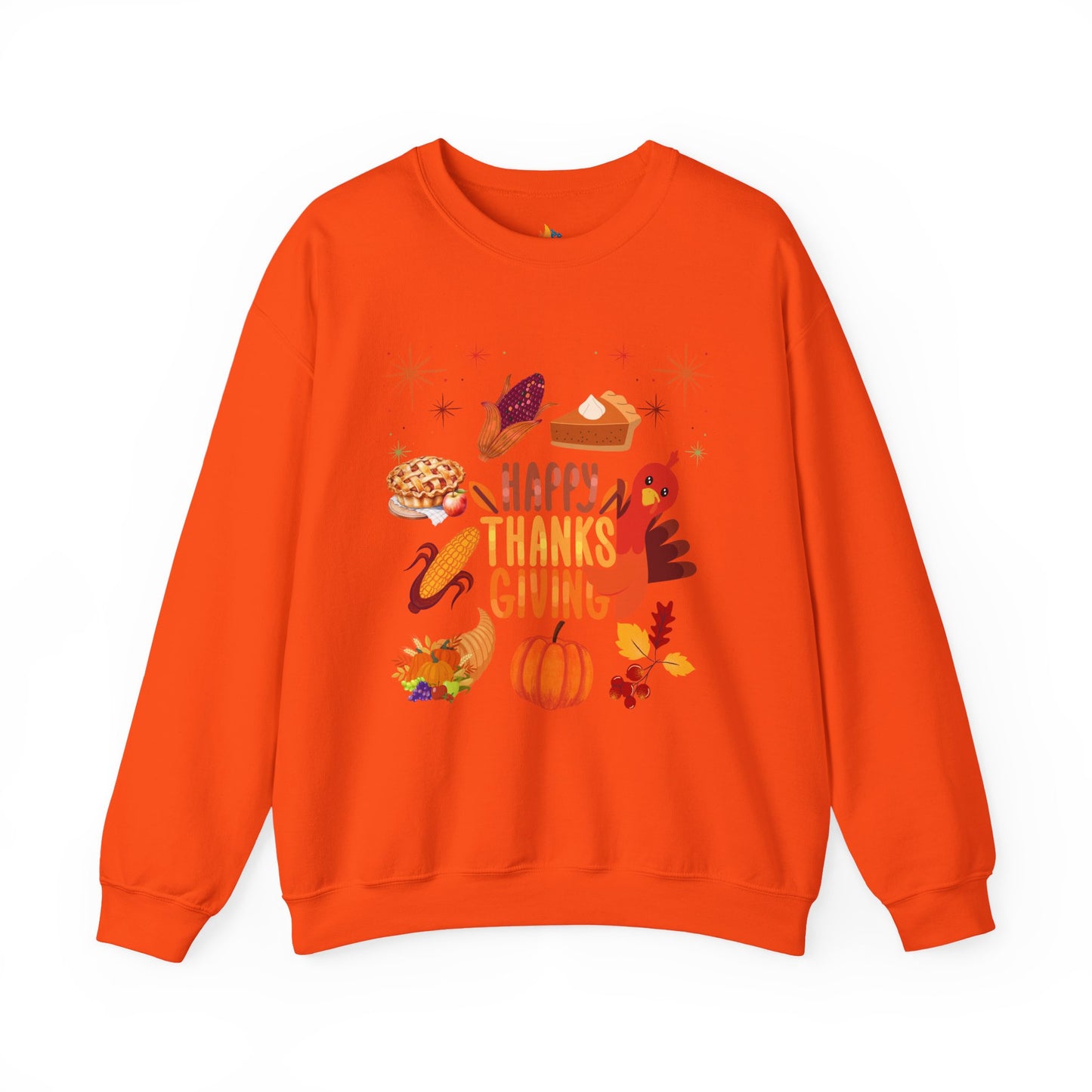Happy Thanksgiving Sweatshirt, Unisex Crewneck, Fall Season Outfit, Cozy Fall Gift