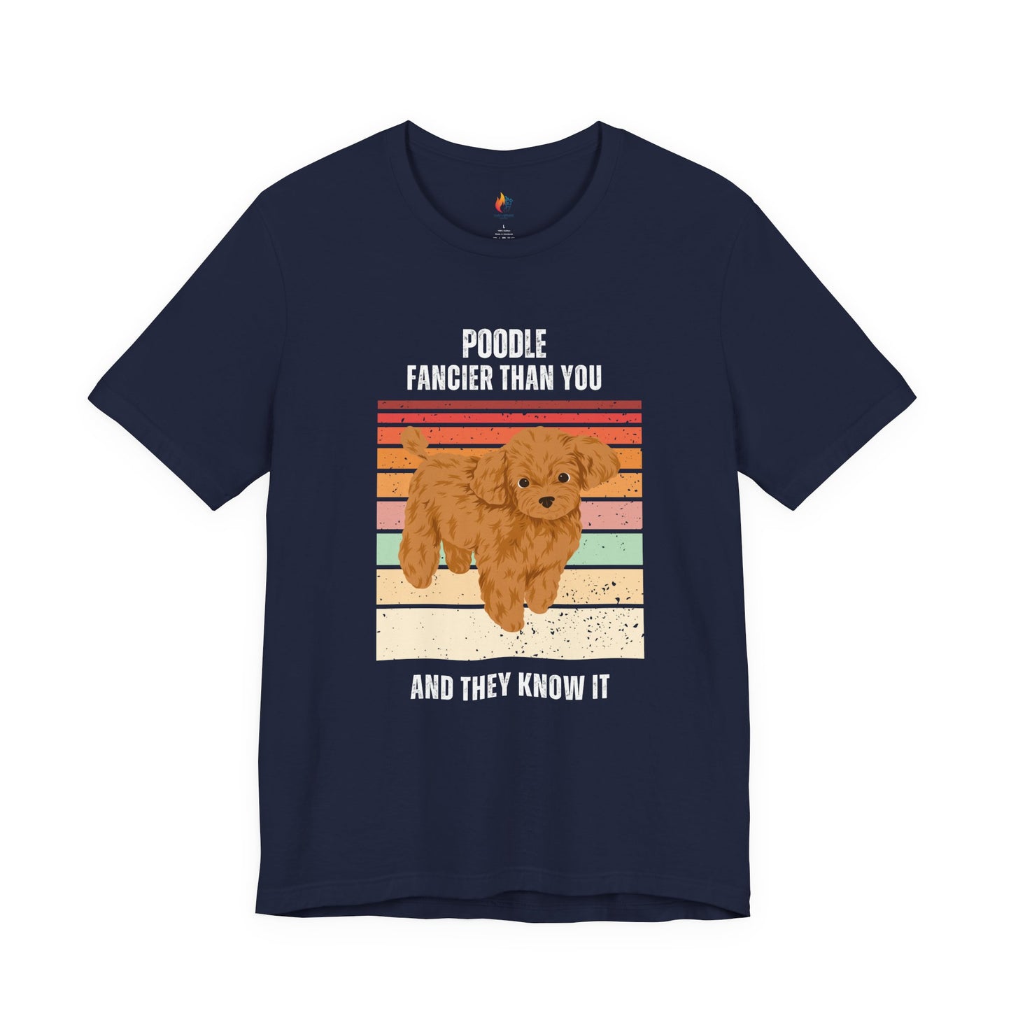 Poodle Dog Lover T-Shirt - Funny  Graphic Tee