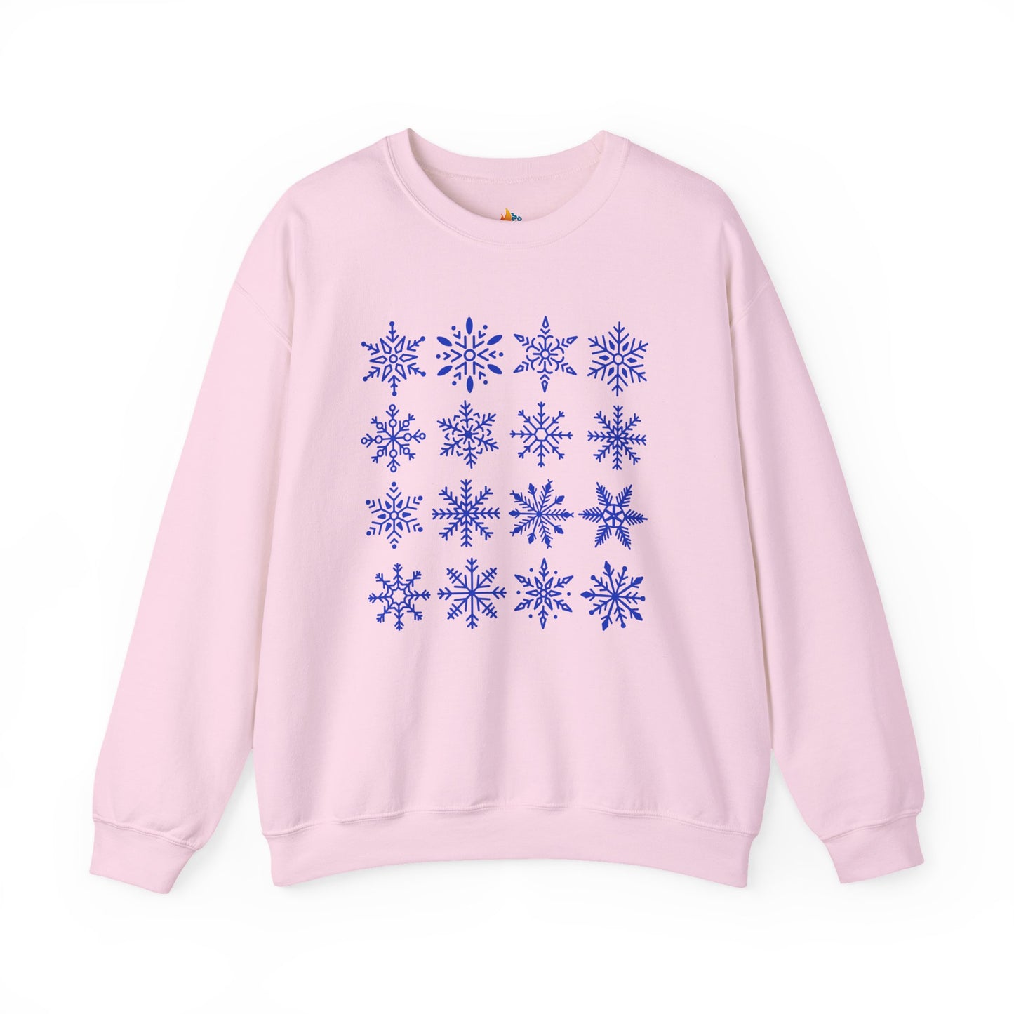 Snowflakes, Christmas Sweatshirt, Unisex Crewneck, Holiday Season Outfit, Winter Sweatshirt