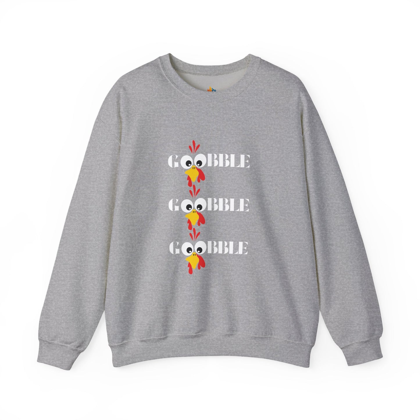 Gobble Gobble, Happy Thanksgiving Sweatshirt, Unisex Crewneck, Fall Season Outfit, Cozy Fall Gift
