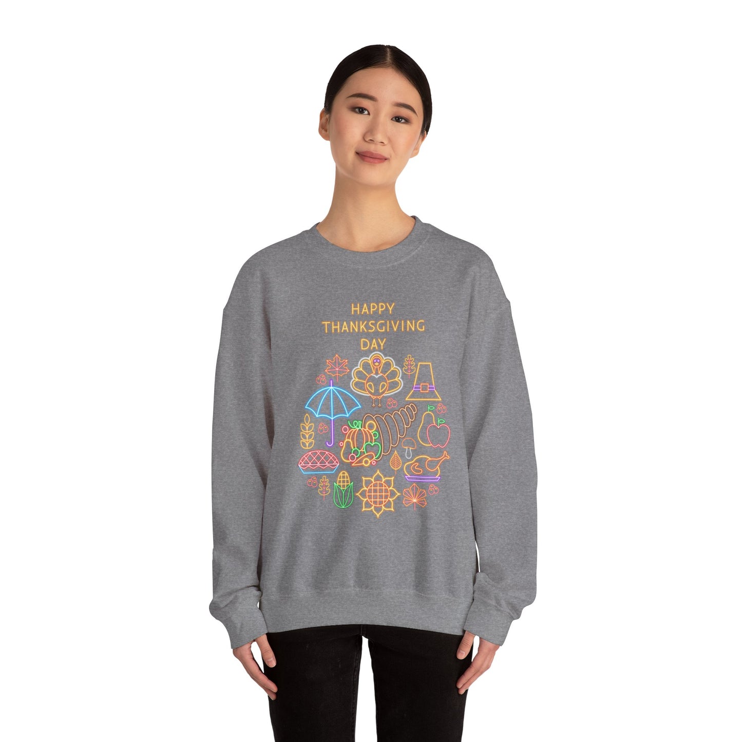 Thanksgiving Sweatshirt, Unisex Crewneck, Fall Season Outfit, Cozy Fall Gift