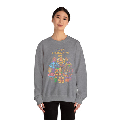 Thanksgiving Sweatshirt, Unisex Crewneck, Fall Season Outfit, Cozy Fall Gift