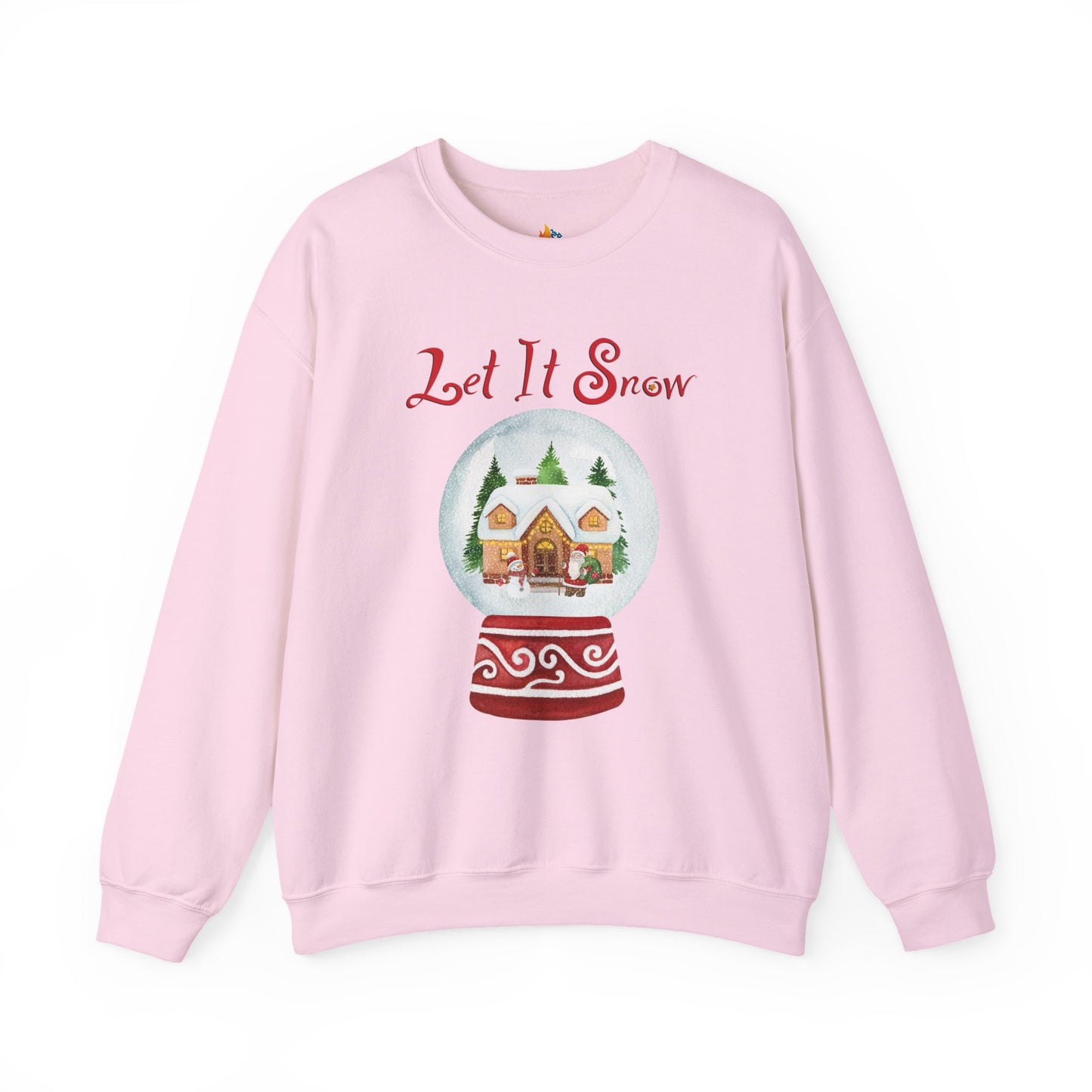 Let it Snow, Christmas Sweatshirt, Unisex Crewneck, Holiday Season Outfit, Winter Sweatshirt
