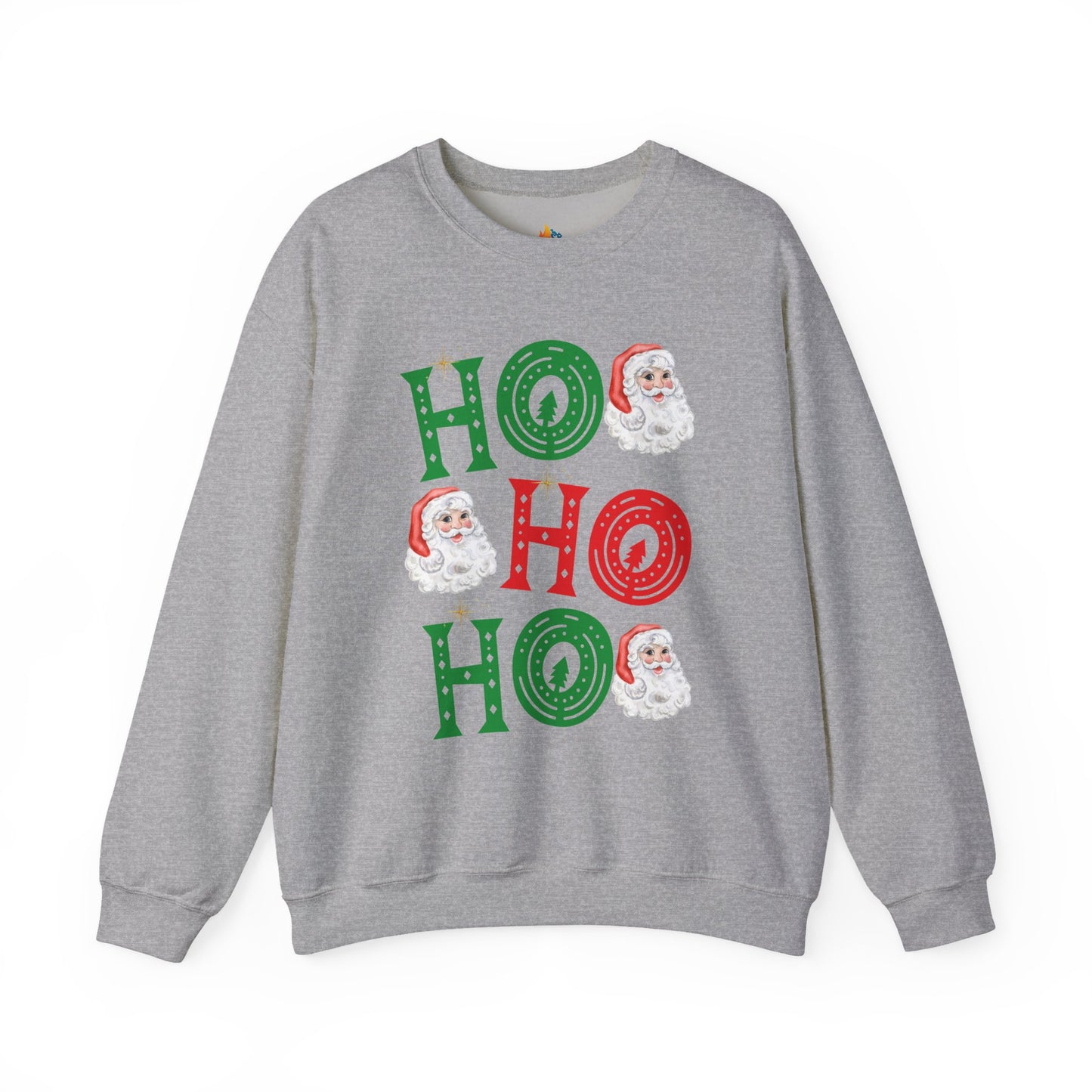 Ho Ho Ho, Christmas Sweatshirt, Unisex Crewneck, Holiday Season Outfit, Winter Sweatshirt