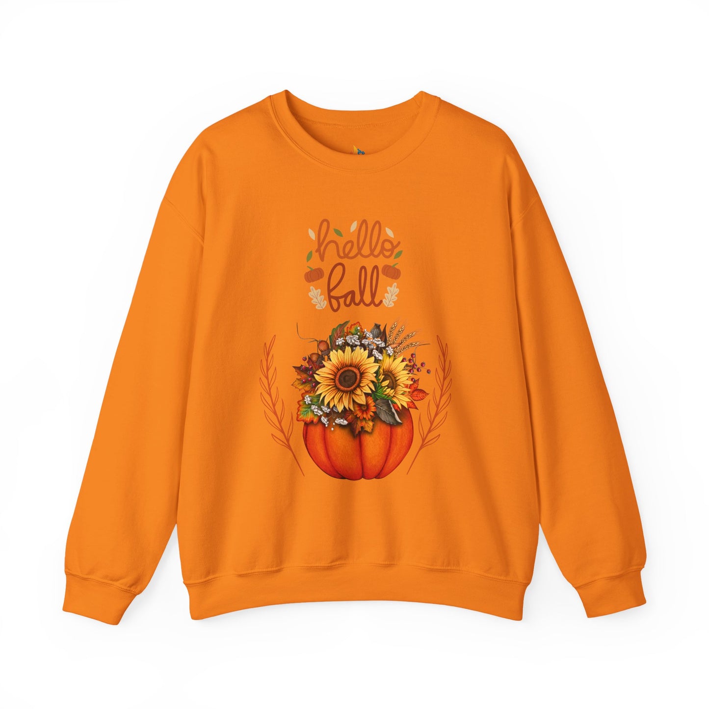 Hello Fall Sweatshirt, Unisex Crewneck, Fall Season Outfit, Cozy Fall Gift