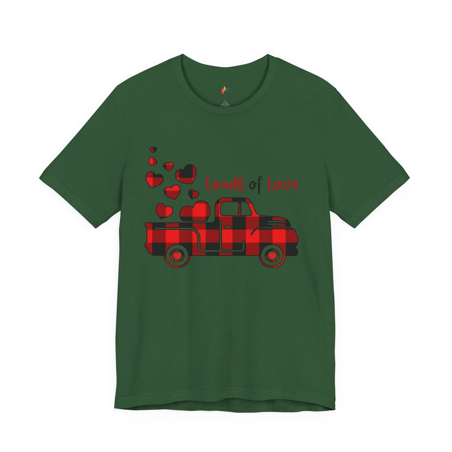 Loads of Love T-Shirt, Valentine’s Day T-shirt, Cute Valentine Shirt, Love Graphic Tee, Unisex Valentine Outfit, Gift for Him or Her, Romantic Holiday Tee