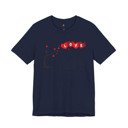 Couple Valentine’s Day T-shirt, Cute Valentine Shirt, Love Graphic Tee, Unisex Valentine Outfit, Gift for Him or Her, Romantic Holiday Tee