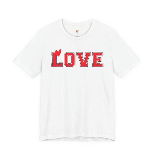 Love T-Shirt, Valentine’s Day T-shirt, Cute Valentine Shirt, Love Graphic Tee, Unisex Valentine Outfit, Gift for Him or Her, Romantic Holiday Tee