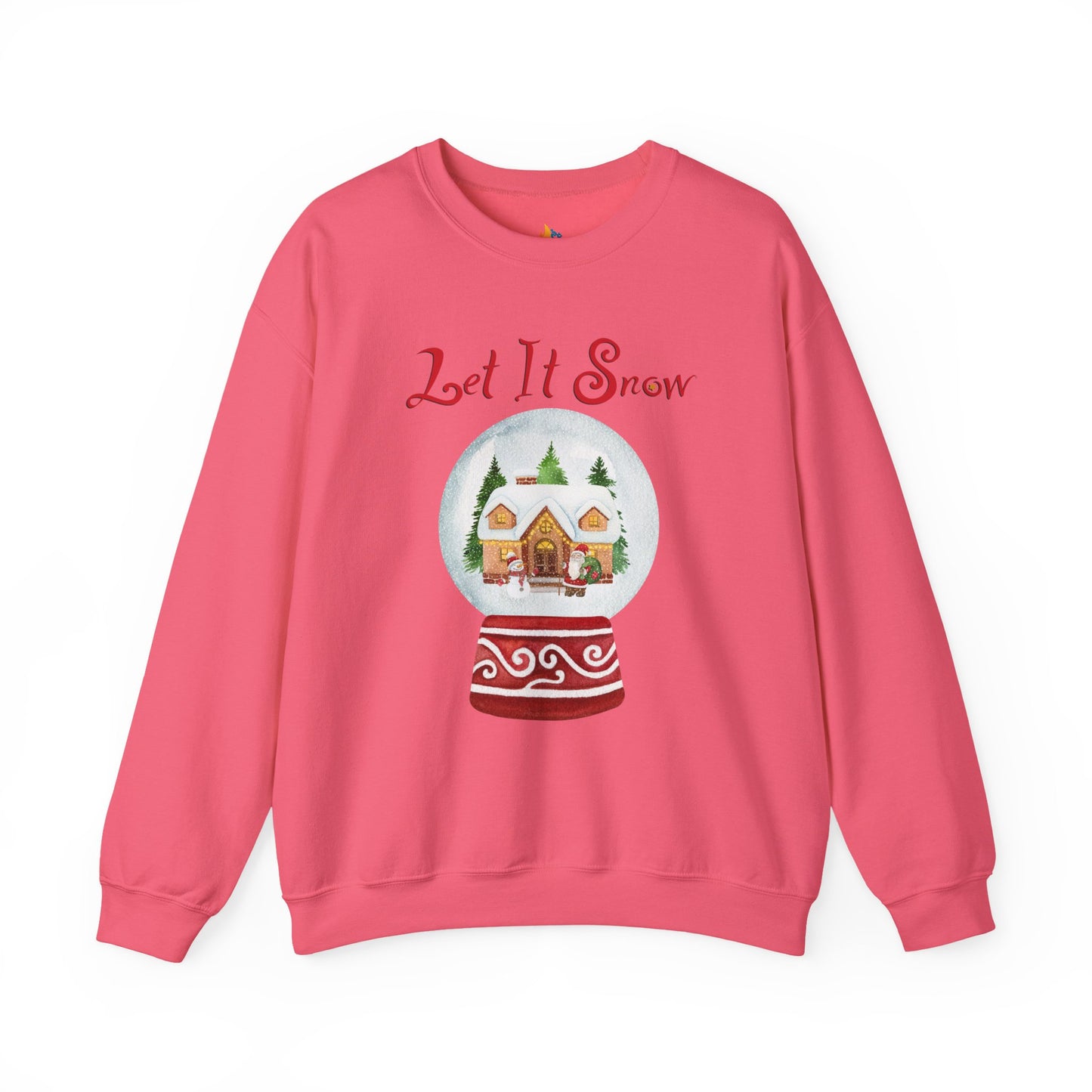 Let it Snow, Christmas Sweatshirt, Unisex Crewneck, Holiday Season Outfit, Winter Sweatshirt