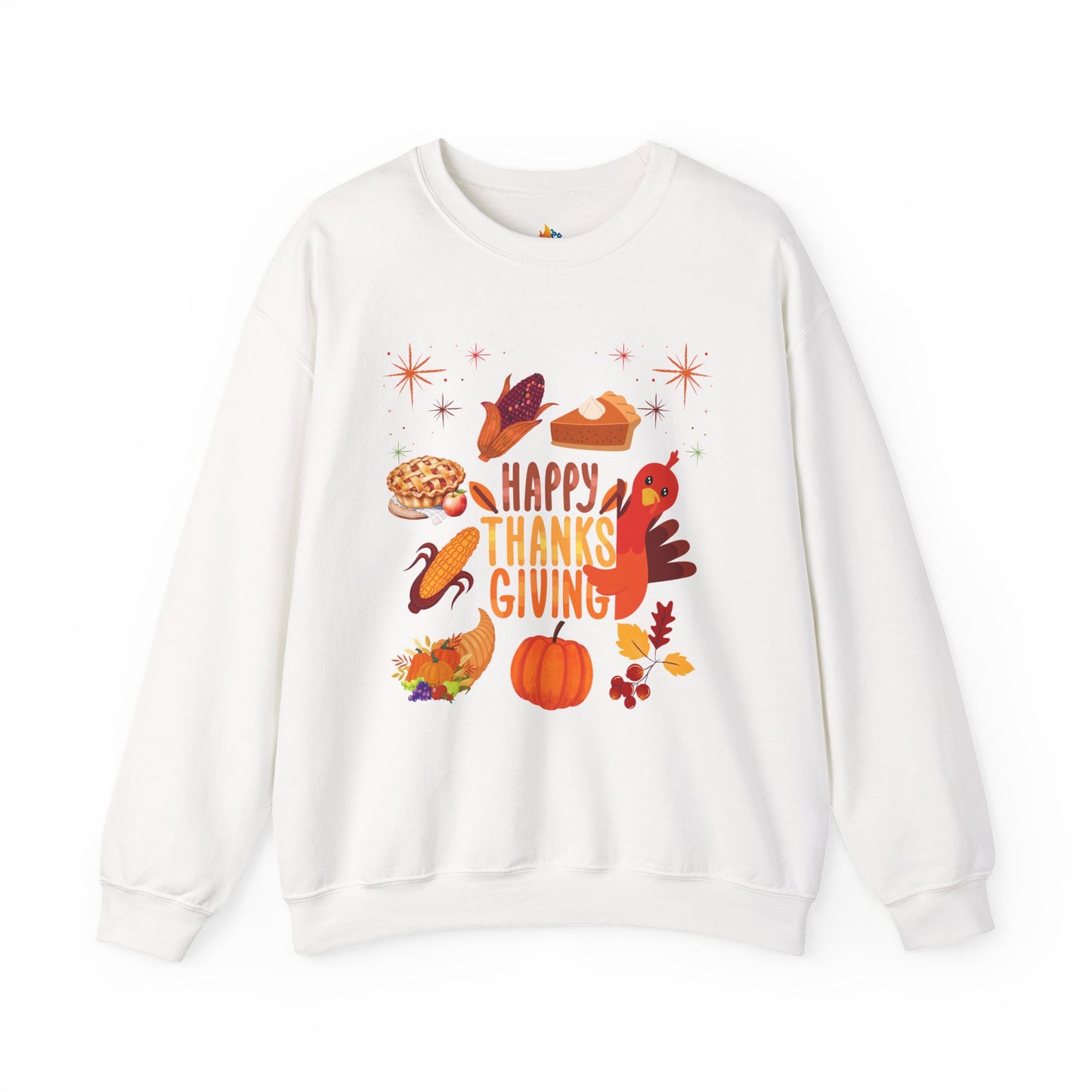 Happy Thanksgiving Sweatshirt, Unisex Crewneck, Fall Season Outfit, Cozy Fall Gift