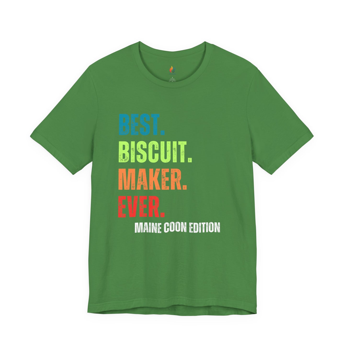 Maine Coon Cat Lover T-Shirt - "Best Biscuit Maker Ever" Graphic Tee