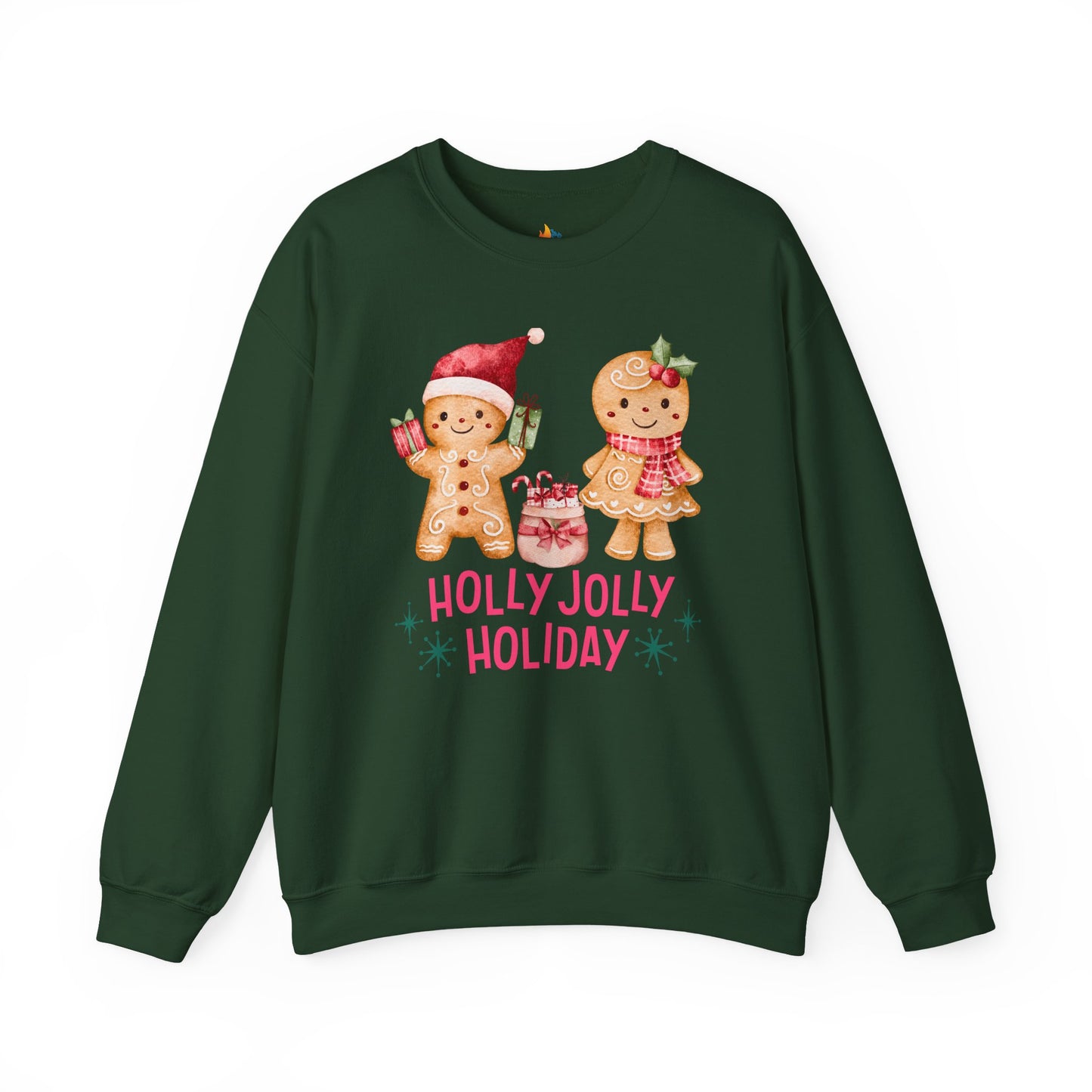 Holly Jolly Holiday, Christmas Sweatshirt, Unisex Crewneck, Holiday Season Outfit, Winter Sweatshirt