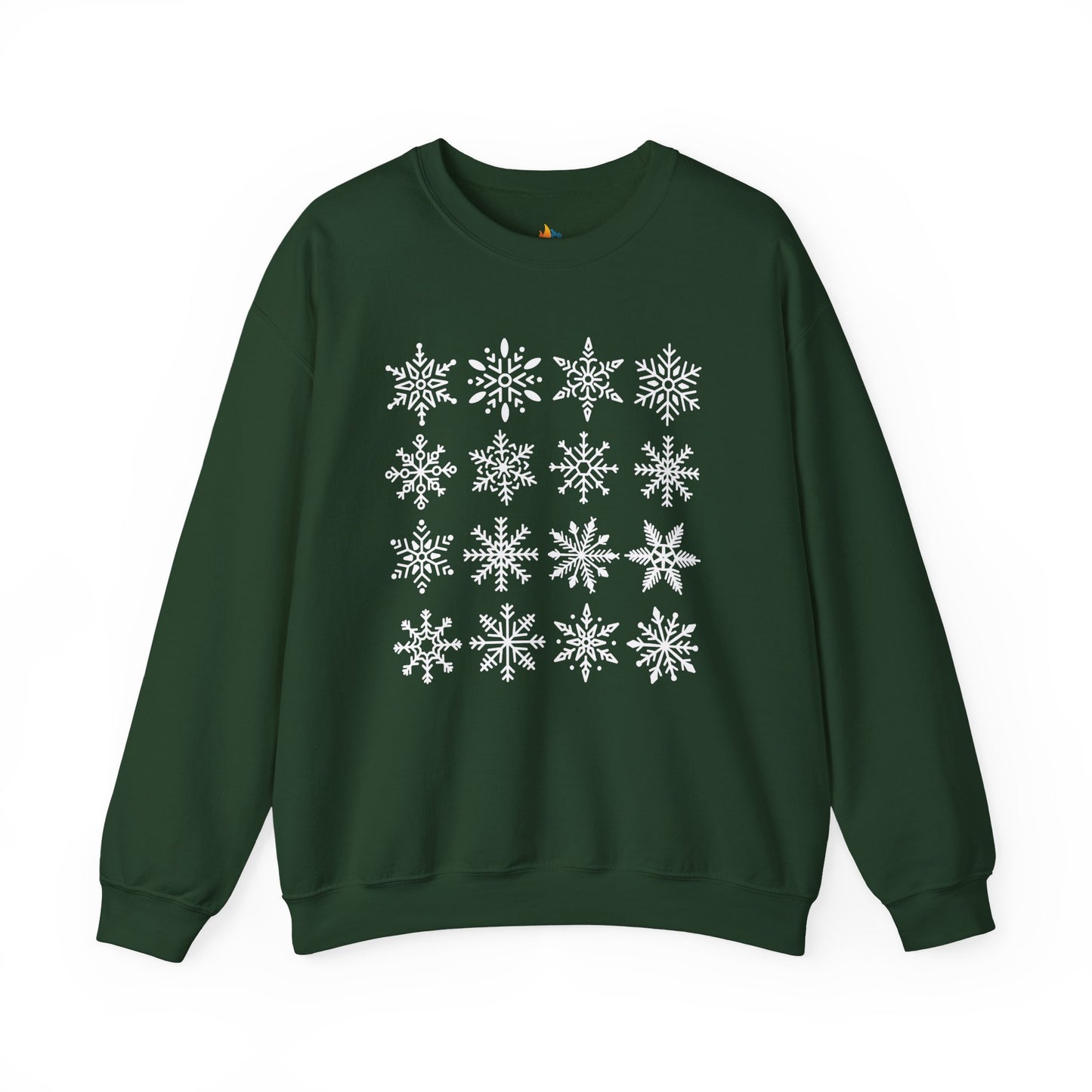 Snowflakes, Christmas Sweatshirt, Unisex Crewneck, Holiday Season Outfit, Winter Sweatshirt