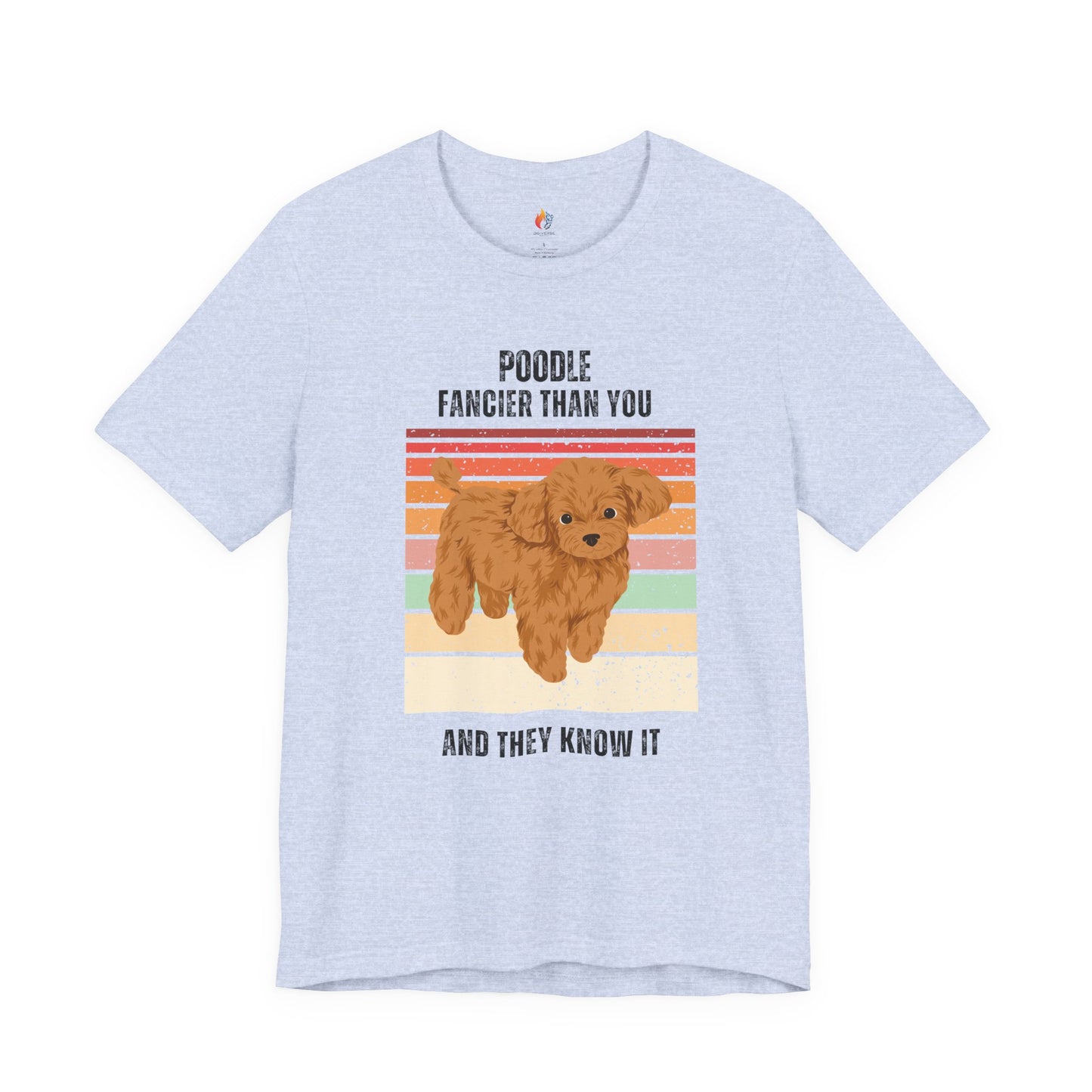Poodle Dog Lover T-Shirt - Funny  Graphic Tee