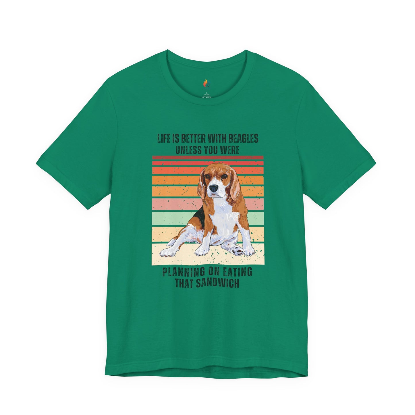 Beagles - Life is better with, Dog Lover T-Shirt - Funny Graphic Tee