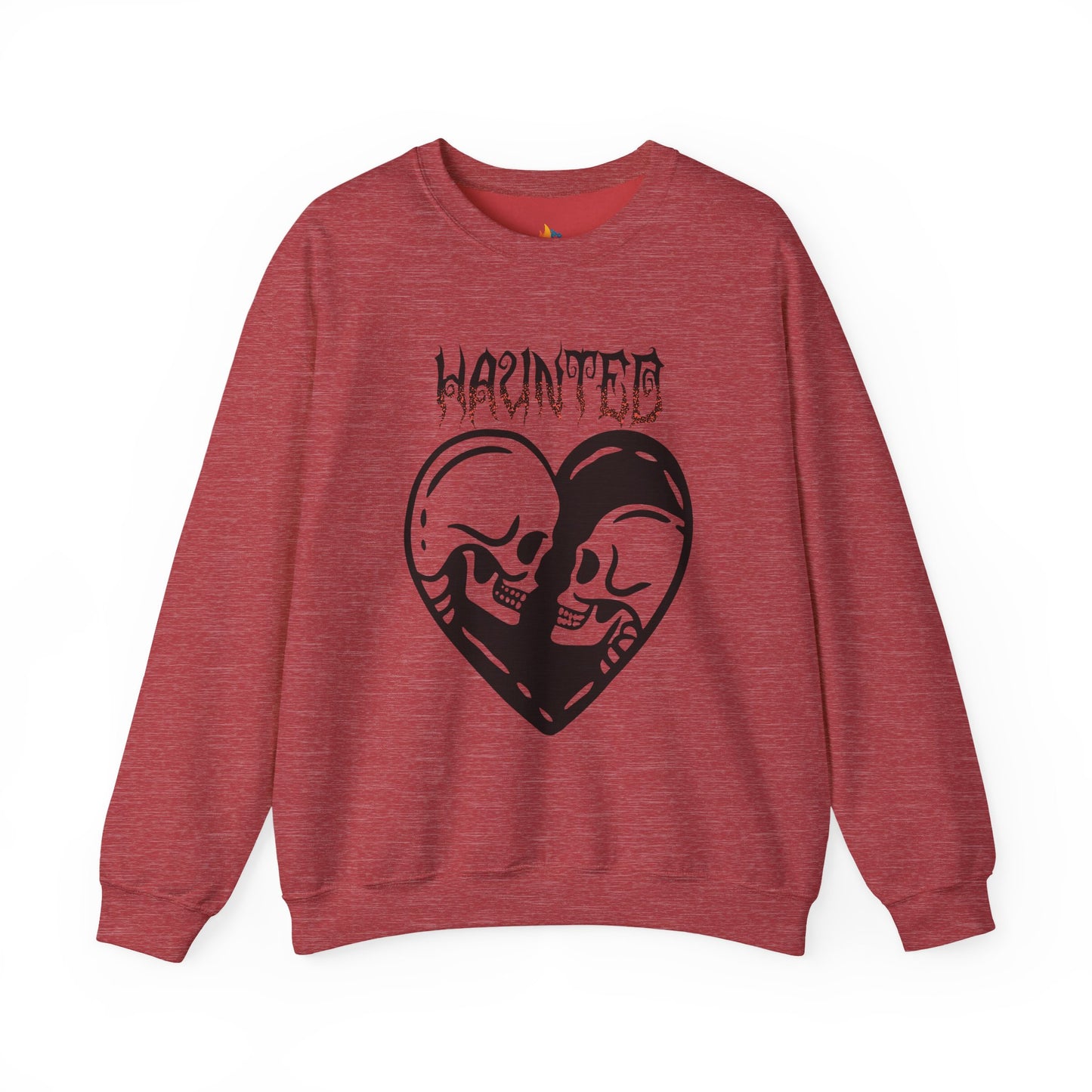 Haunted Sweatshirt, Unisex Crewneck, Fall Season Outfit, Cozy Fall Gift, Halloween Gift