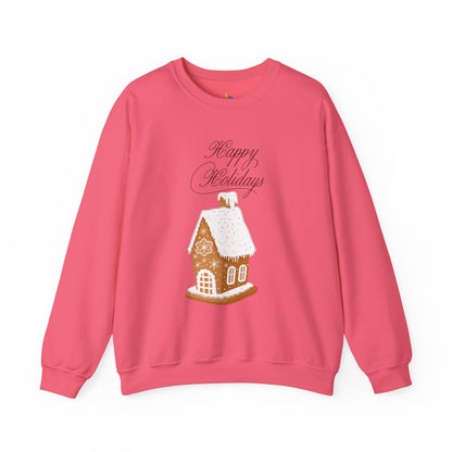 Happy Holidays, Christmas Sweatshirt, Unisex Crewneck, Holiday Season Outfit, Winter Sweatshirt