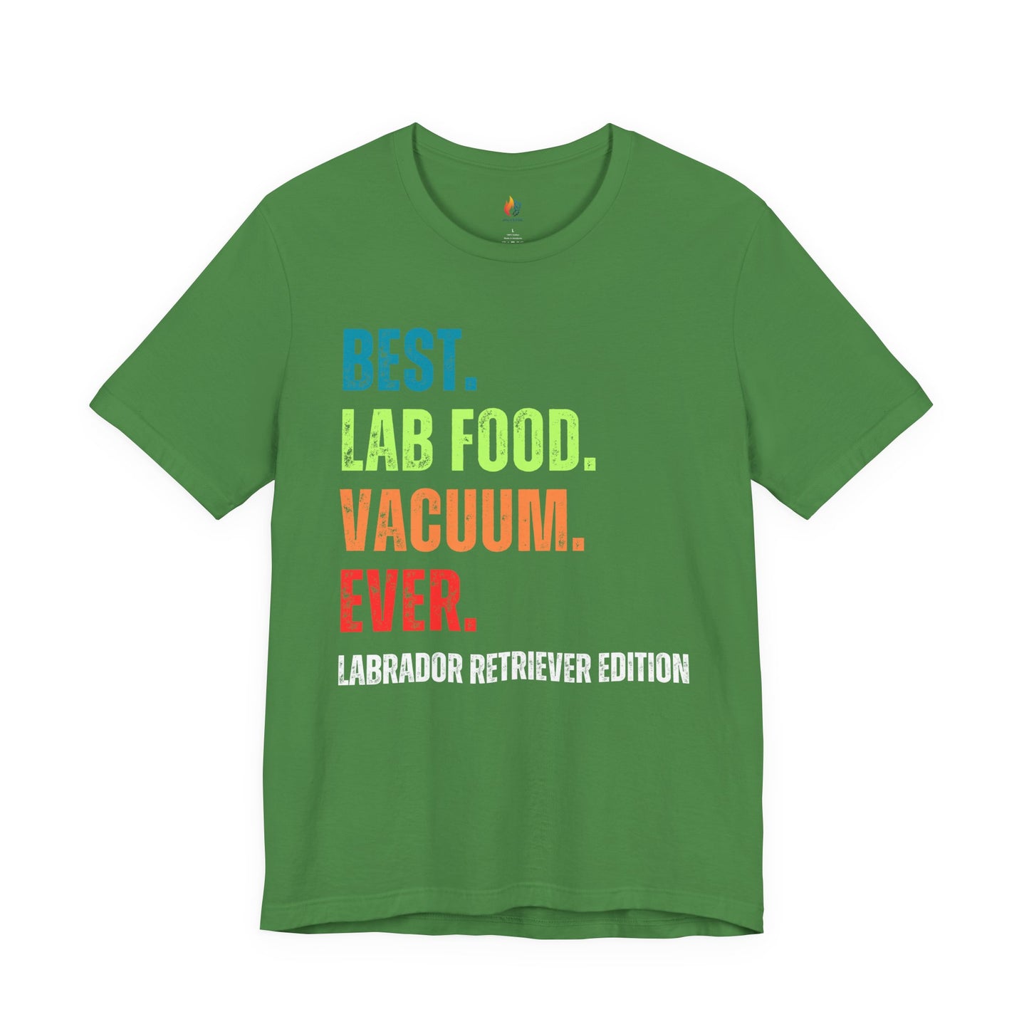 Labrador Dog Lover T-Shirt - "Best Lab Food Vacuum Ever" Graphic Tee