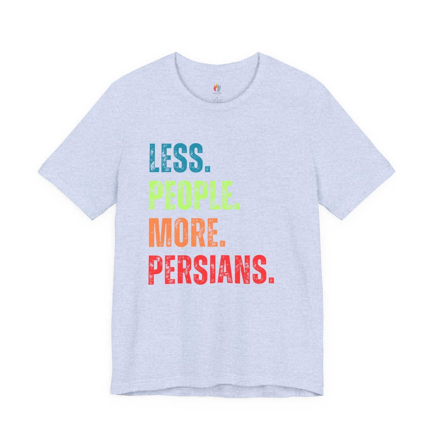 Cat Lover T-Shirt - "Less People More Persians" Graphic Tee