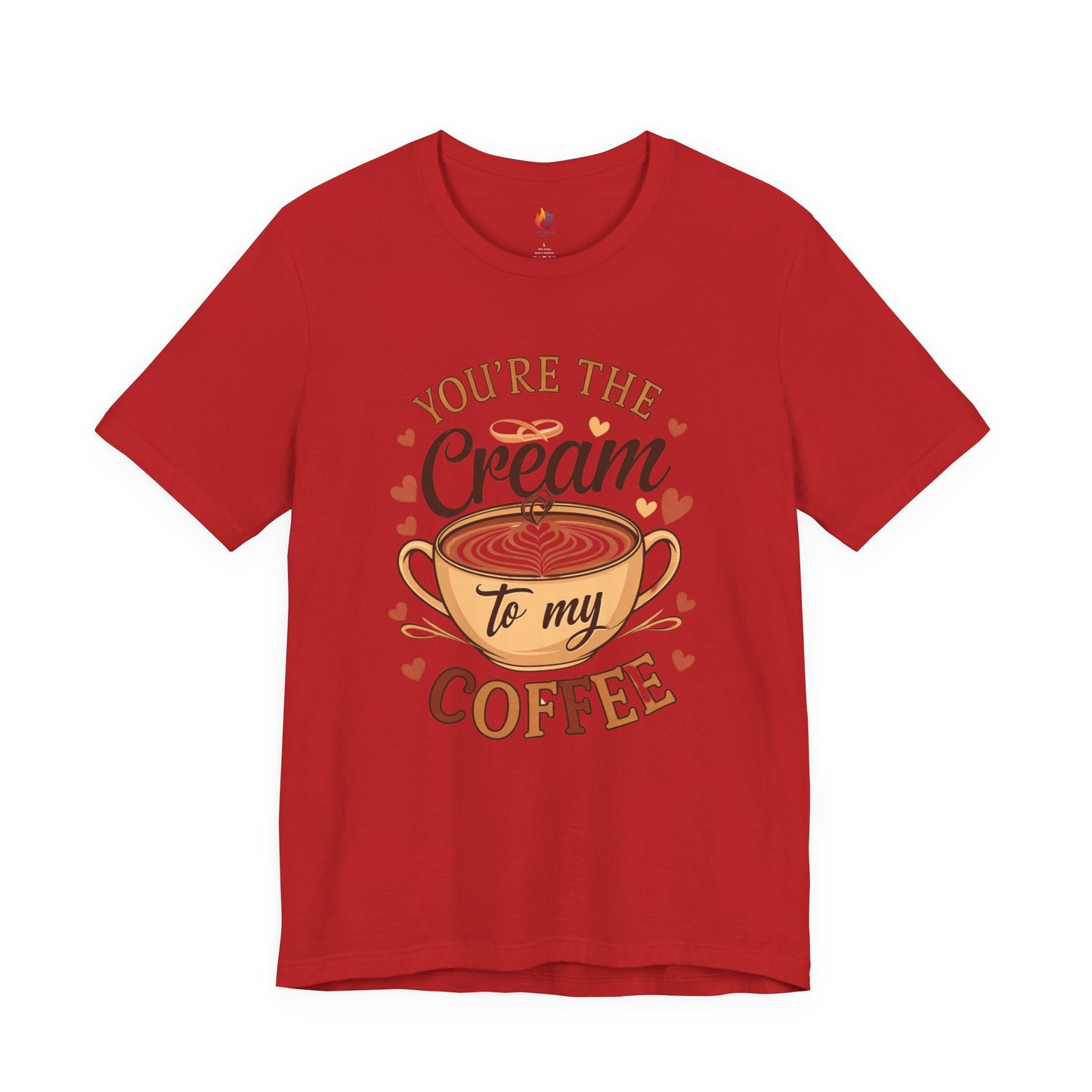 You are the Cream to my Coffee T-Shirt, Valentine’s Day T-shirt, Cute Valentine Shirt, Love Graphic Tee, Unisex Valentine Outfit, Gift for Him or Her, Romantic Holiday Tee