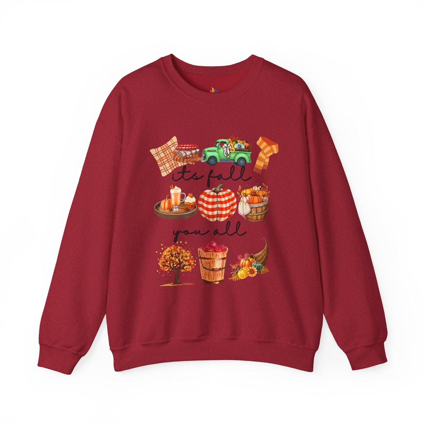 Its Fall Y'all Sweatshirt, Unisex Crewneck, Funny Fall Apparel, Cozy Fall Gift