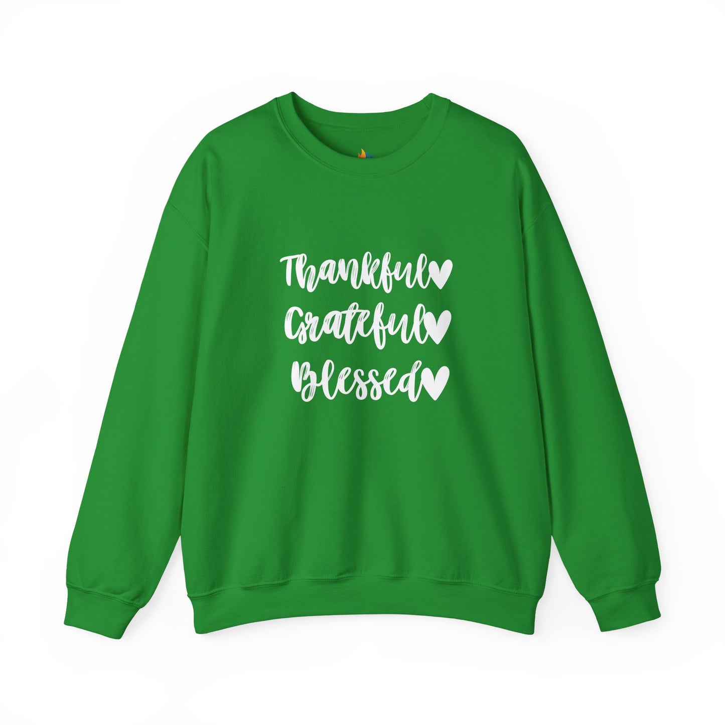 Thankful, Grateful, Blesses - Thanksgiving Sweatshirt, Unisex Crewneck, Fall Season Outfit, Cozy Fall Gift