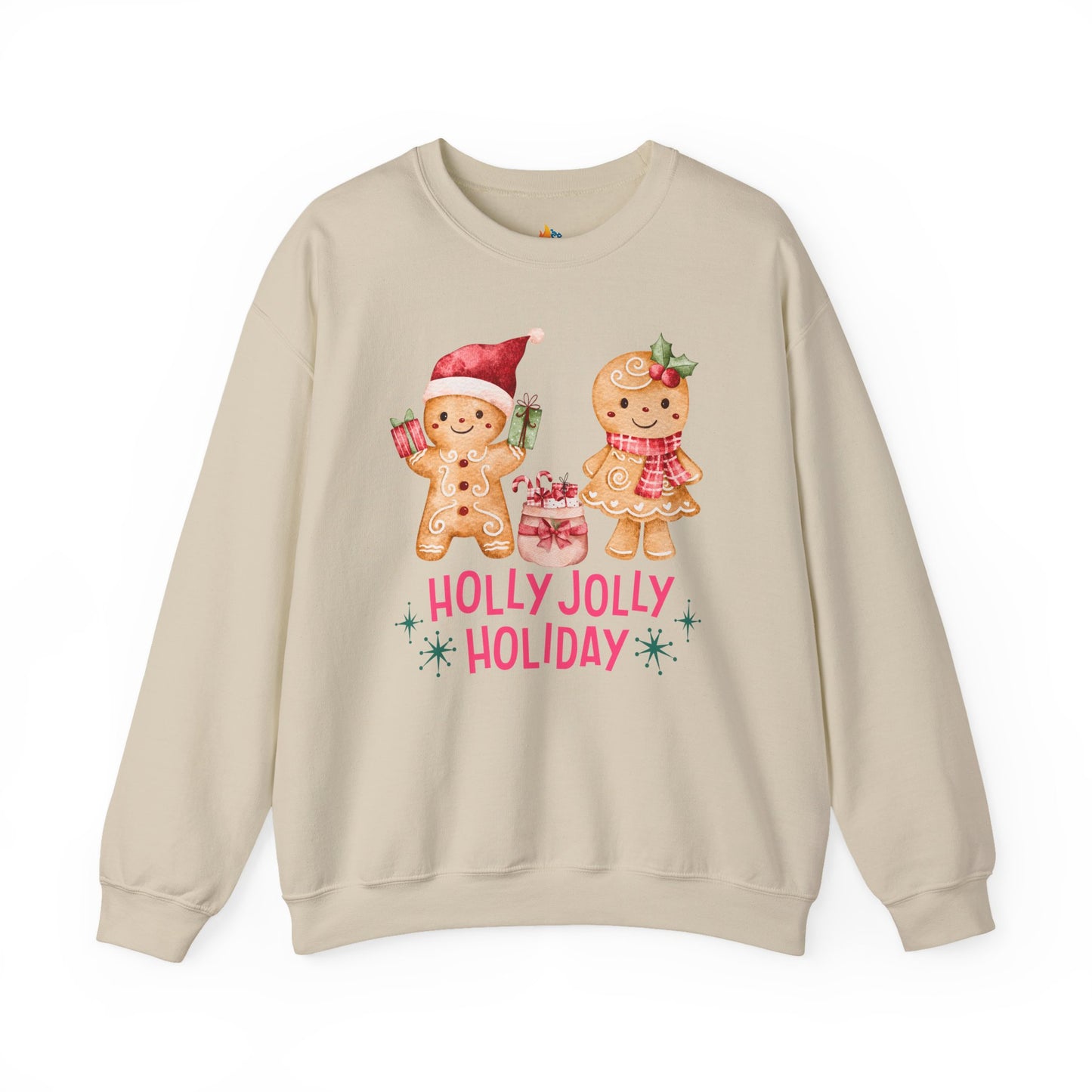 Holly Jolly Holiday, Christmas Sweatshirt, Unisex Crewneck, Holiday Season Outfit, Winter Sweatshirt