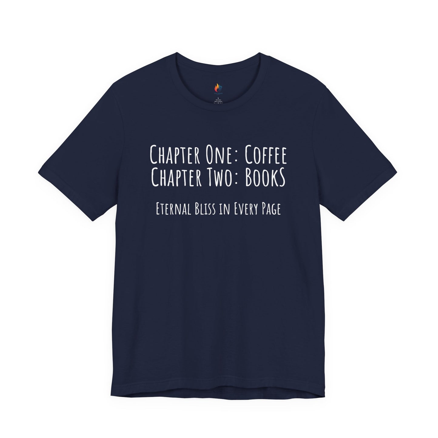 Books Coffee - Eternal bliss T-Shirt, Coffee lover, Book Lover Tee