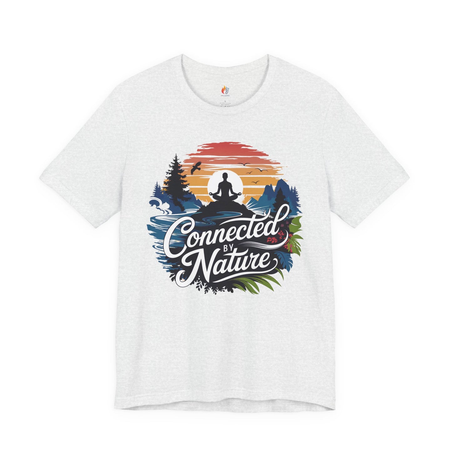 Connected by Nature T-Shirt, Graphic Tee, Gift for Nature lovers, Womens Nature Tee,Mens Nature Tee, Environmentalist Tee, Gifts for Campers